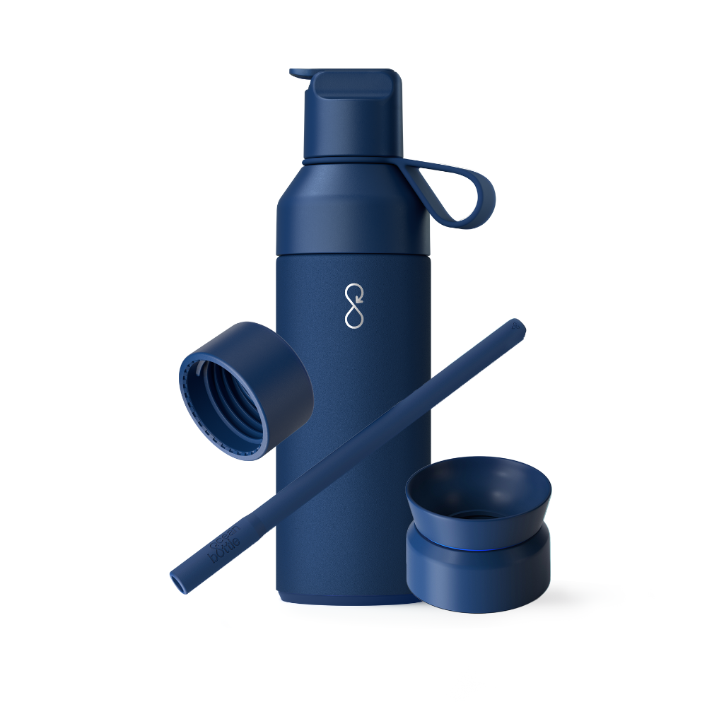 The 3 in 1 Ocean Bottle - Ocean Blue (12oz)