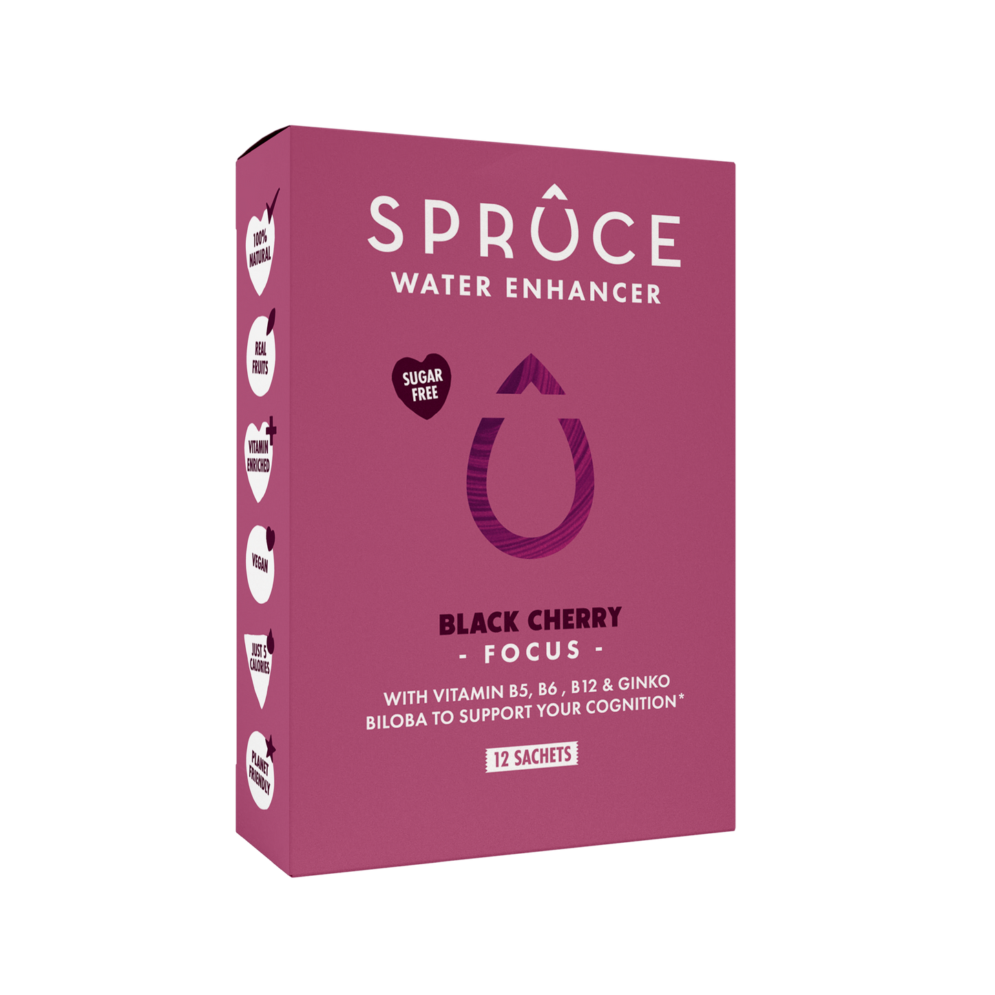 Spruce Black Cherry Enhancers (12 serves)