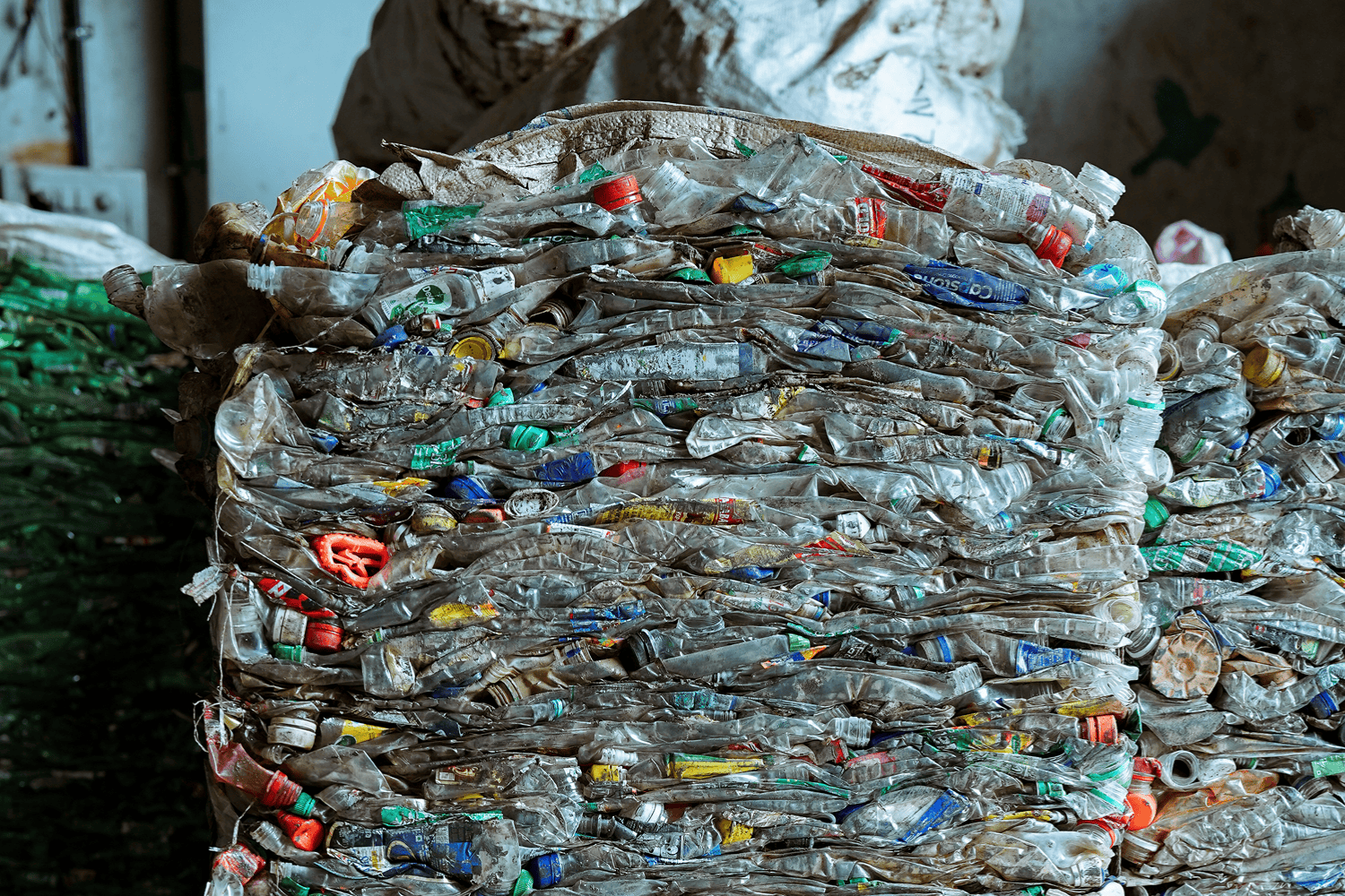 Ocean plastic bale for Global Recycling Day